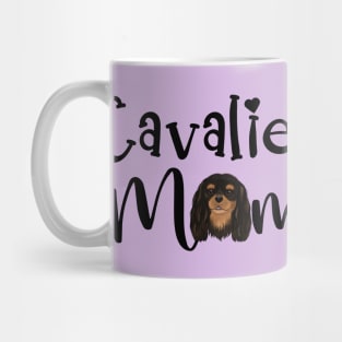 Black and Tan Cavalier King Charles Spaniel Mom Mug